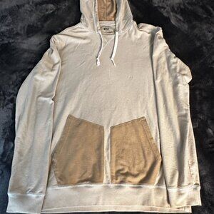 Vintage-Inspired Lightweight Hoodie – Lightning Bolt  (Men’s Medium)